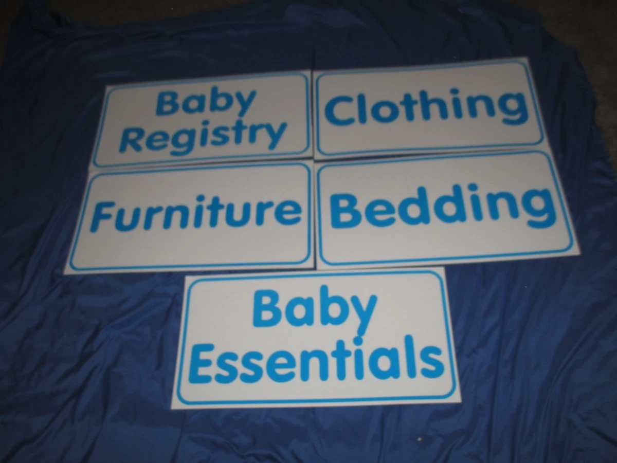 Signs Baby Registry Furniture