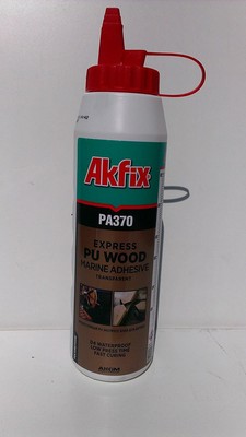 Akfix PA370 Polyurethane Wood Glue - Transparent 17.6 OZ Akfix PA370 Polyurethane Wood Glue - Transparent 17.6 OZ