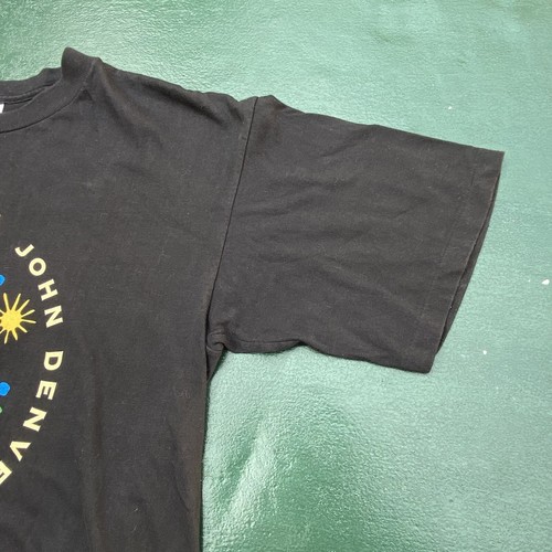 T-shirt vintage anni 90 John Denver Tour grande punto singolo 1994 USA Plant-It 2000 - Foto 9 di 14
