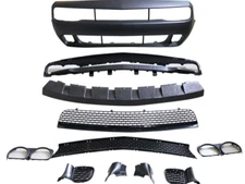 Fits 15-23 Dodge Challenger Front Bumper Cover Conversion W/ Grille Unpainted PP