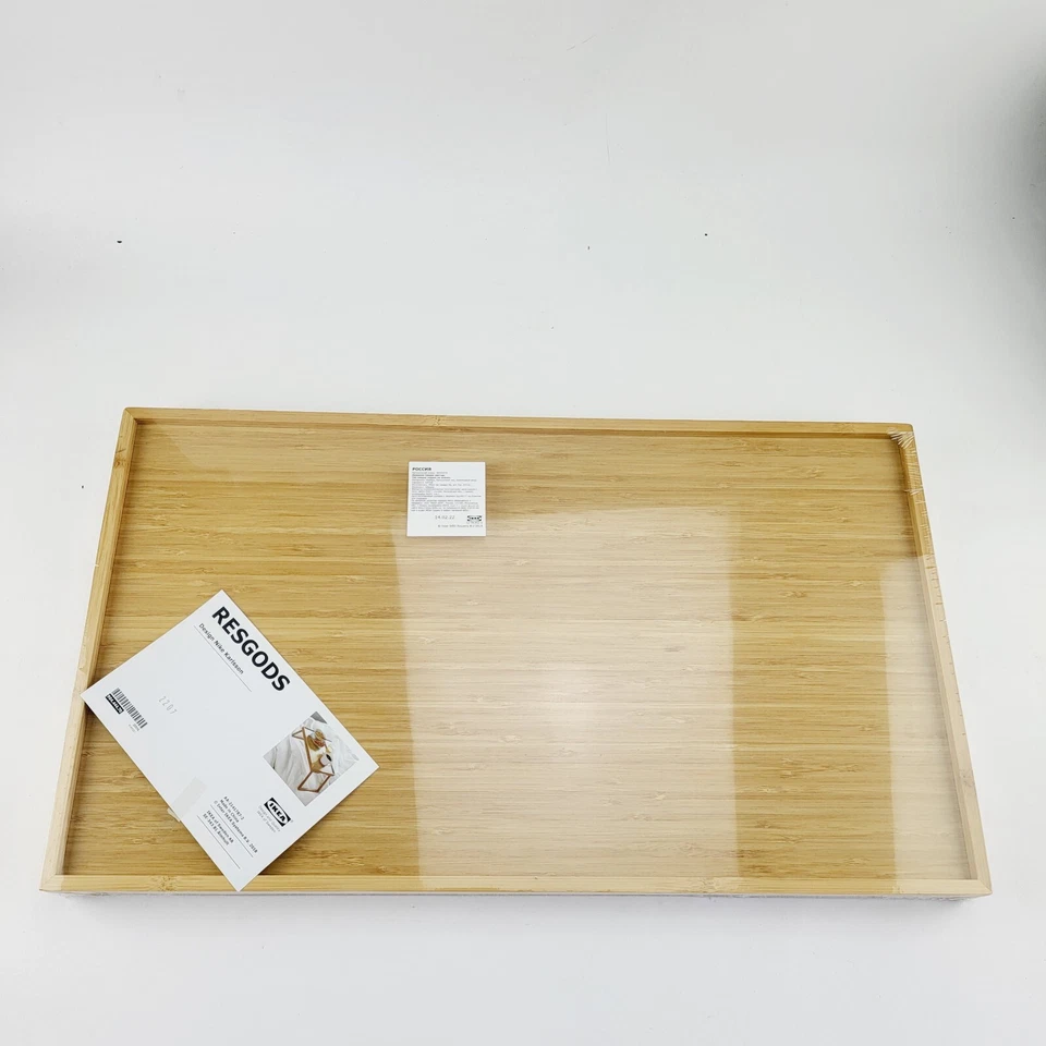 Ikea Resgods Breakfast Coffee Laptop Bed Tray Bamboo Handy Shelf Foldable Legs - Image 2 of 4