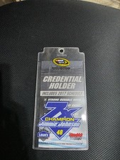 Jimmie Johnson 2017 7X Campeón Lowe's Porta Credenciales con Inserto y Horario