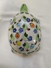 Talavera Mexican Multicolor Clay Turtle Signed — photo 6