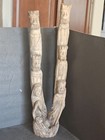 Vtg Hand Carved Wood Nativity Sculpture, signed — photo 2