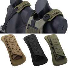Laser Cut Tactical Shoulder Pad,Breathable Anti-Slip Strap for MOLLE Backpack