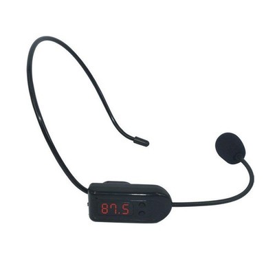 Wireless FM Condenser Microphone Headset, Hands-Free with Rechargeable Batter...