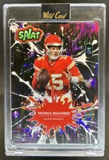 2025 Wild Card Splat Patrick Mahomes Purple Stealth Foilboard #2/4