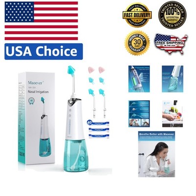 Electric Nasal Rinse Machine with 5 Pressure Modes - Family-Friendly Care Kit