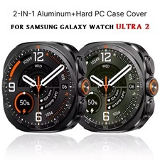 Aluminum Metal Rugged Case Bumper For Samsung Galaxy Watch Ultra 2 2026 Cover