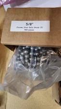 (400) 5/8" Inch Chrome Steel Bearing Balls G25 Precision 400 Pieces
