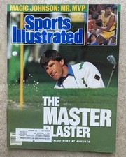 Sports Illustrated April 17 1989 Nick Faldo Masters Magic Johnson Lakers