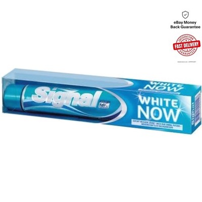 Clinically Proven White Now Toothpaste for Instant Whitening - 75ml x 3 Pack