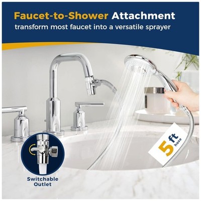 Faucet Sprayer Hose Attachment with 5 Adapters