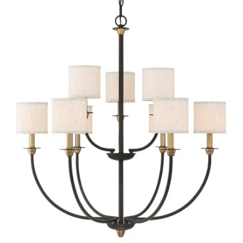 New Quoizel ADY5009OZ Audley 9 Light 33 Wide Chandelier - Picture 1 of 2