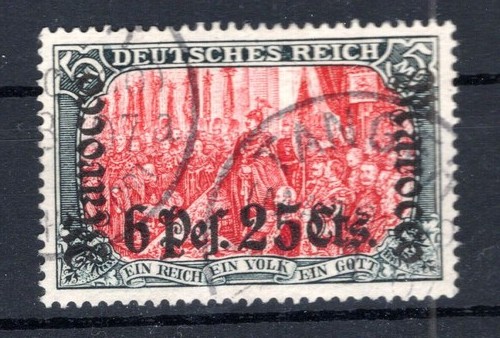 Morocco 45 Perfect Stamp Cancelled Certain MICHEL-45