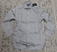 New Polo Ralph Lauren Men's Slim Fit Button Up Shirt - Size 15.5 32/33 - Gray