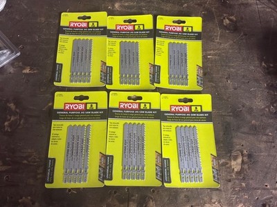  RYOBI General purpose jig saw blades universal shank plastic & wood