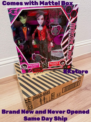 #ad Monster High Kieran Valentine and Spelldon Cauldronello Dolls 2 Pack Same Day $104.99