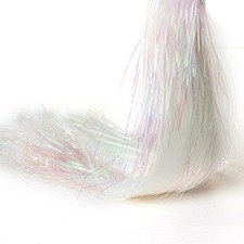10000 Strands White Iridescent Christmas Tinsel Icicles Foil Fringe Decoration
