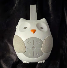 Skip Hop Owl Portable Baby Sound Machine w/ Clip, Gray/Orange, Small