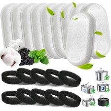 20pcs Pet Cat Water Fountain Filters Replacement for 67/108/135oz Replacement