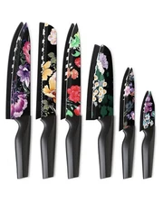Astercook 6 Piece Flower Kitchen Knife Set, German High Carbon Stainless Steel