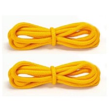 Golden Yellow Heavy Duty Thick Replacement Round Rope Boot Sneakers Shoe Laces
