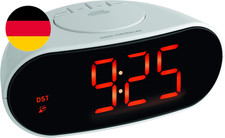 TFA Dostmann Digitaler Funk-Wecker Mit Leuchtziffern, 60.2505, Design-Wecker, Sc