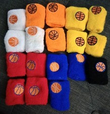 Kids Athletic Wristbands Sweatbands Sports Set Of 18