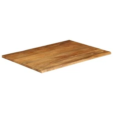 Table Top Oak Solid mango wood Solid Wood Table Top Rectangular vidaXL