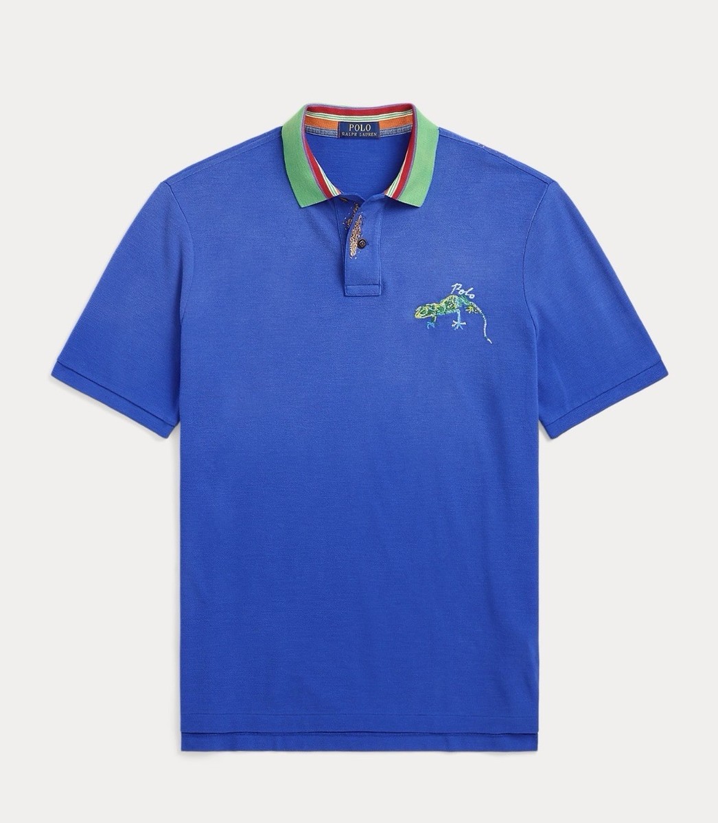 Polo Ralph Lauren Embroidered Lizard Southwestern Shirt Sportsman