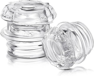 2 Pcs Coffee Percolator Glass Top Replacement Transparent Glass Filter Knob Top 