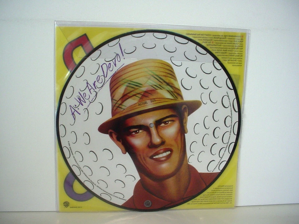DEVO Are We Not Men? SEALED Limited PICTURE DISC LP RSD 2018 (RHINO/WB R1 3239 - Image 2 of 3