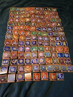 A Collection Of Vintage Pokémon Artbox Stickers.