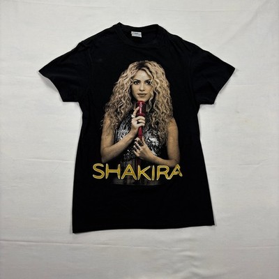 Gildan Shakira El Dorado World Tour 2018 Graphic Concert T-Shirt Small Black