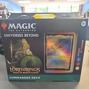 riders of rohan mtg commander deck Amazon.com: Magic The Gathering The Lord of The Rings: Tales of  Middle-Earth Commander Deck 1 + Collector Booster Sample Pack : Toys & Games main image 1
