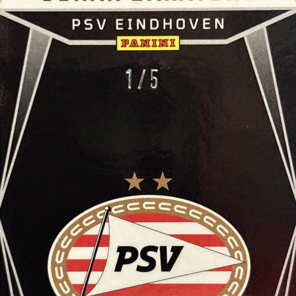 2024-25 Panini Obsidian Johan Bakayoko Triple Patch Gold #1/5 PSV - Imagem 4 de 4