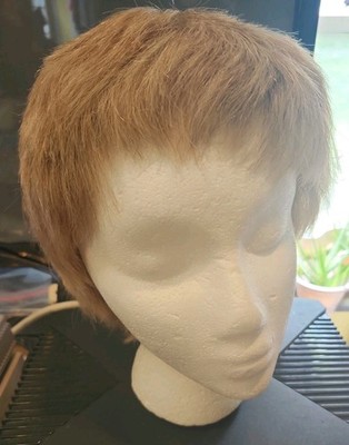 100% Human Hair Short Cut Wig Light Brown to Blonde