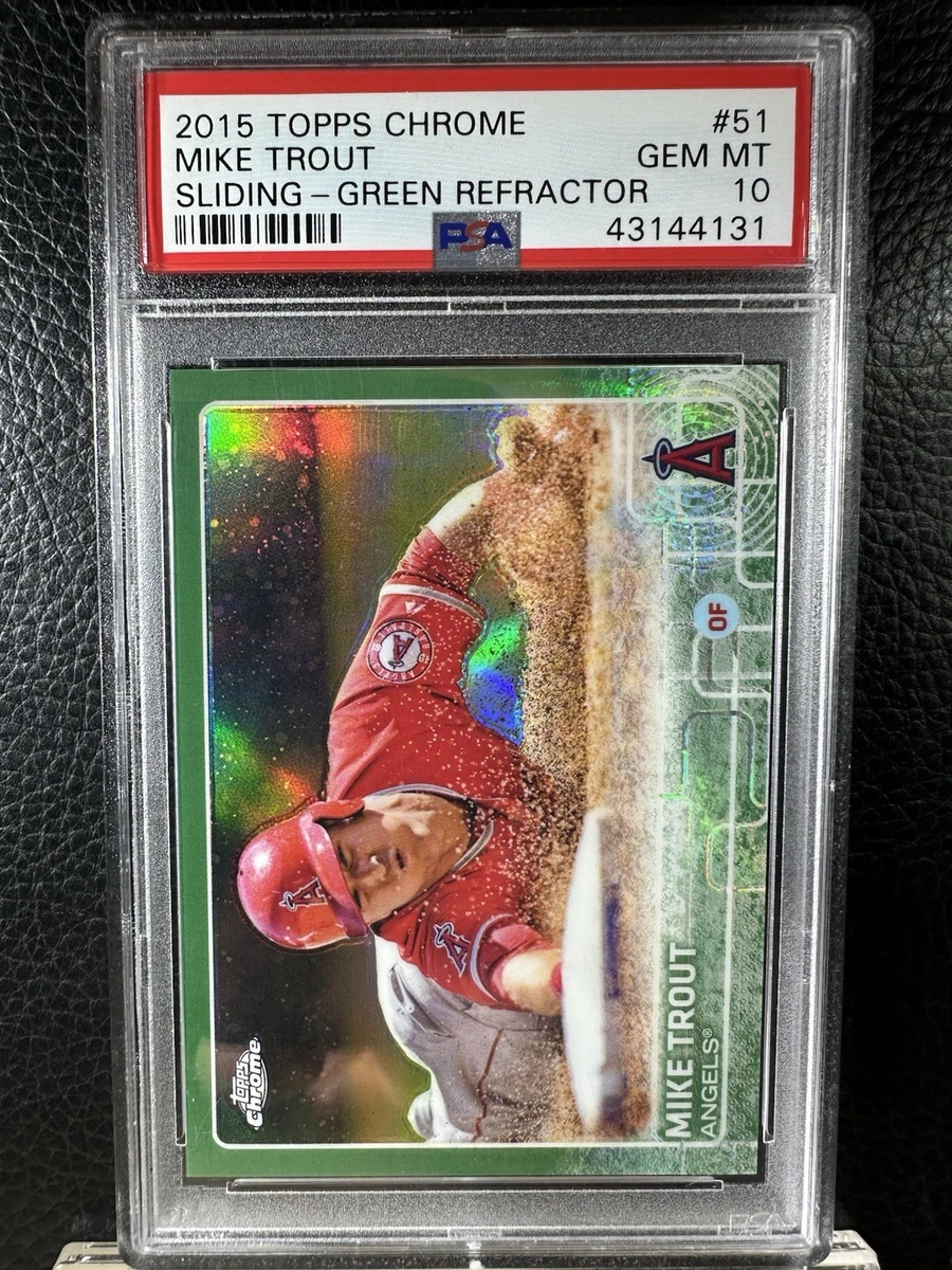 Mike Trout 10 Graded Baseball Sports Trading Cards & Accessories