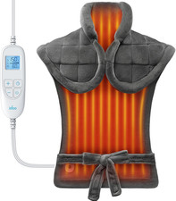 Heating Pad for Neck and Shoulders and Back for Pain Relief, Fathers Day Dad Gif