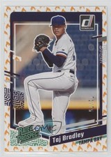 2023 Panini Donruss Rated Prospect On Fire 71/75 Taj Bradley #55 2qw