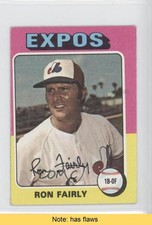 1975 Topps Mini Ron Fairly #270 READ m5x