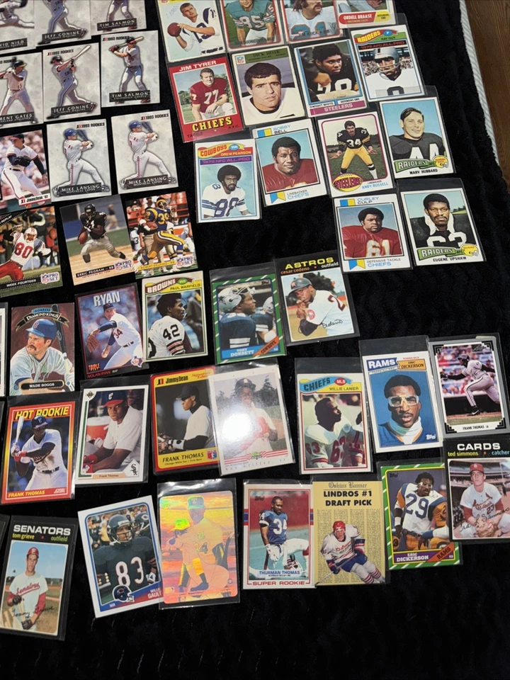 Lot Large Topps & Other Brand Sport Cards Rookie Cards  MLB NFL 70s,80s,90s - Image 2 of 4