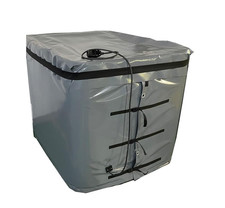 Professional 275 Gallon Full Cover IBC Tote/Tank Heater Blanket - 120V, 1400W