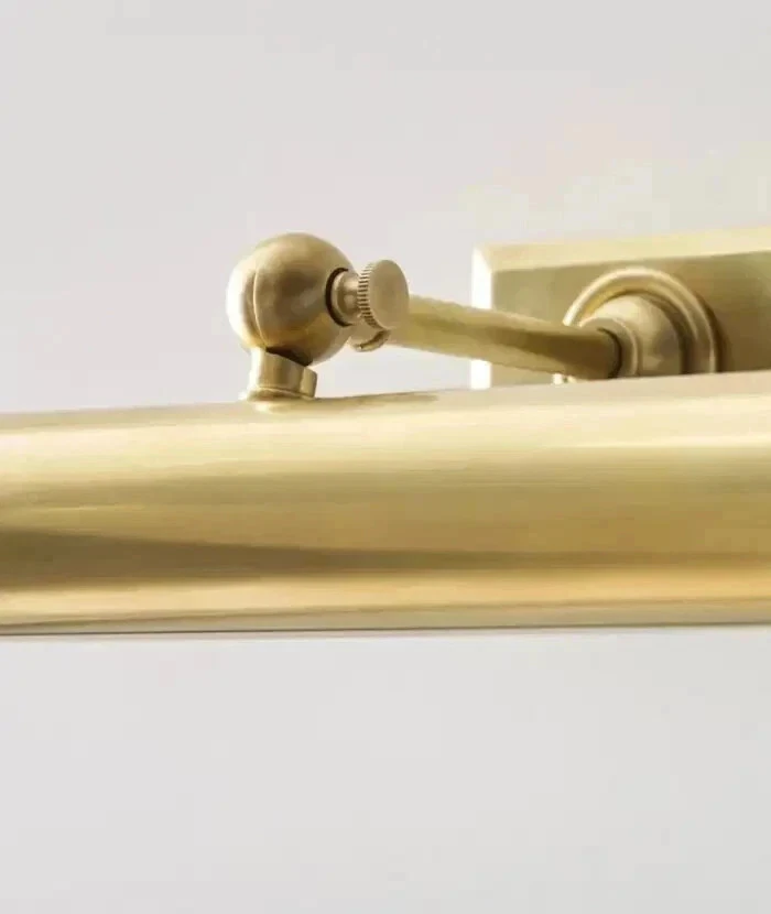 Cabinet Maker's 24' Picture Light Brass Vintage Antique Picture Wall Light Brass - Image 3 of 3