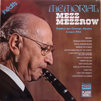 Mezz Mezzrow Mémorial Mezz Mezzrow NEAR MINT Disques Vogue 2xVinyl LP