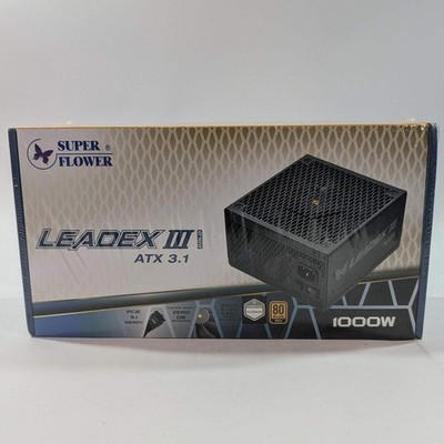 New Super Flower Leadex III 80 Plus Gold 1000W Fully Modular Power Supply
