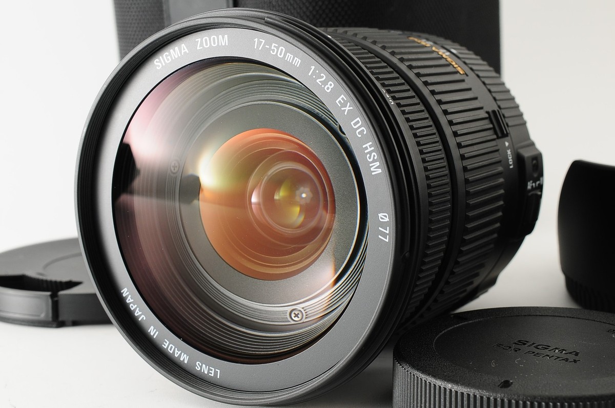 美品SIGMA 17-50mm f/2.8 EX DC HSM (PENTAX) Top MINT w/ Case] Sigma 17-50mm F/2.8 EX DC HSM Lens For Pentax