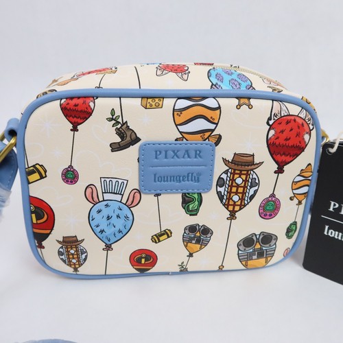 Loungefly Disney Pixar Balloons Crossbody Bag Camera Purse Finding Nemo Wall-E - Picture 3 of 15