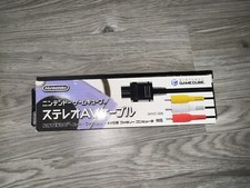 AV  RCA  Cable SHVC-008 Boxed for GameCube 64 Super Famicom Nintendo 2342